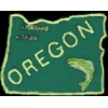 OREGON PIN OR STATE SHAPE PINS
